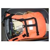 Household Tub w/ frames, décor items; medical