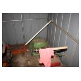 Push Mower, Pump jacks(2); Gas Cans 3