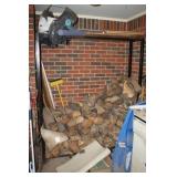 Metal Firewood rack, firewood Pool noodles