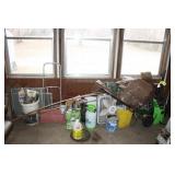 Everything on West Wall of Patio RoomSprayer