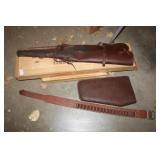 Leather Scabbard; Ammunition belt