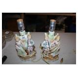 Matching Figurine Lamps-Made in Japan