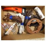Extension Cord, Steel Fish Tape, Ice Scraper Hooks Extension Cord, Steel Fish Tape, Ice Scraper Hooks