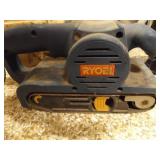 Ryobi Electric Belt Sander and Battery Charger