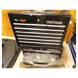 Black Craftsman Toolboxes w/Boxes of Odds and Ends