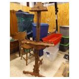 Large Wooden Easel; Adjustable