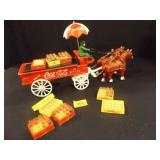Coca Cola Metal Horse & Wagon Coca Cola Metal Horse & Wagon