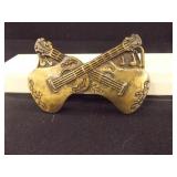 Guitar Brass Belt Buckle Guitar Brass Belt Buckle
