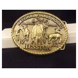 1982 National Finals Rodeo Buckle