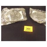 1983 National Finals Rodeo Buckles - 2 count