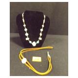 Buffalo Nickel Bolo and Bone/Turquoise Necklace Buffalo Nickel Bolo and Bone/Turquoise Necklace