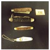 Lot of 4 Pocket knifes Lot of 4 Pocket knifes