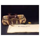Burberry London Handbag with Black Interior Used Burberry London Handbag with Black Interior Used