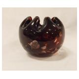 Cranberry Red Glass Vase Cranberry Red Glass Vase