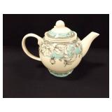 Teapot "Adelaide" Fine China; 222 Fifth; Turquoise