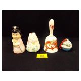 Bell Collection; 4 count; Asian themed Bell Collection; 4 count; Asian themed