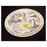 United States of America Bicentennial Plate; (18)