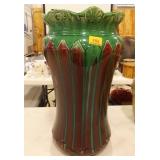 Umbrella Stand Green/Burgundy