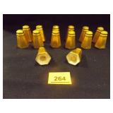Gold Salt and pepper shakers Gold Salt and pepper shakers