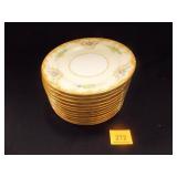 Noritake Dessert Plate (12) Yellow and Floral Noritake Dessert Plate (12) Yellow and Floral