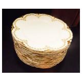 Haviland (France) Limoges China White w/green/Gold Haviland (France) Limoges China White w/green/Gold
