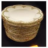 Haviland (France) Limoges China White w/green/Gold