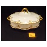 Haviland (France) Limoges China White w/green/Gold Haviland (France) Limoges China White w/green/Gold