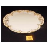 Haviland (France) Limoges China White w/green/Gold Haviland (France) Limoges China White w/green/Gold