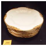 6 Haviland Limoges Dinner Plates 6 Haviland Limoges Dinner Plates