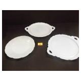 Jeanette Blue Delphite Cherry Blossom Plates Jeanette Blue Delphite Cherry Blossom Plates