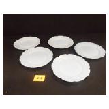 Jeanette Blue Delphite Cherry Blossom Plates Jeanette Blue Delphite Cherry Blossom Plates