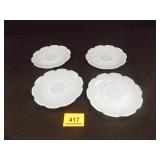 Jeanette Blue Delphite Cherry Blossom Saucers Jeanette Blue Delphite Cherry Blossom Saucers