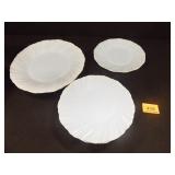 Jeanette Blue Delphite Swirl Plates Jeanette Blue Delphite Swirl Plates