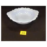 McKee Delphite Blue Bowl