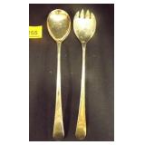 Spork and Spoon Serving Silverware 9" in Length