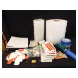 Bubble Wrap 1.33 roll; tape; hang tags Bubble Wrap 1.33 roll; tape; hang tags