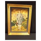 Stitched Picture Victorian Era Man in Grass Stitched Picture Victorian Era Man in Grass
