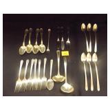 Various Silverware Items, some sterling silver