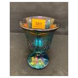 Carnival Glass Goblet