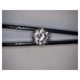 Single cut clear stone, 0.4 gr