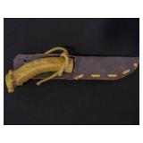 Make Shift Knife Cutlery Blade Antler Handle