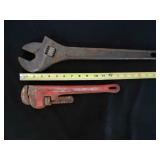 adjustable 18" Wrench, 14" snap-on Wrench