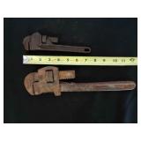 2 Snap-On Pipe Wrenches