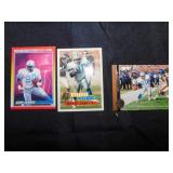3 Barry Sanders football cards