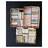 95+ Vintage Cassette Tapes, wide variety of music