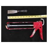 Newborn Caulking Gun Red Devil finishing knife