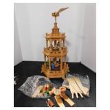 vintage Erzgebird German Nativity Carousel