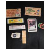 Star Trek cards; Wacky Plak post cards