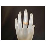 vintage Avon Mesh gold tone Ring