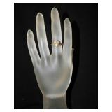 Vintage. Sterling Silver Black Hills Floral Ring